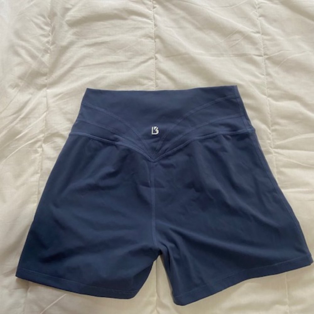 BuffBunny 4" blue legacy shorts